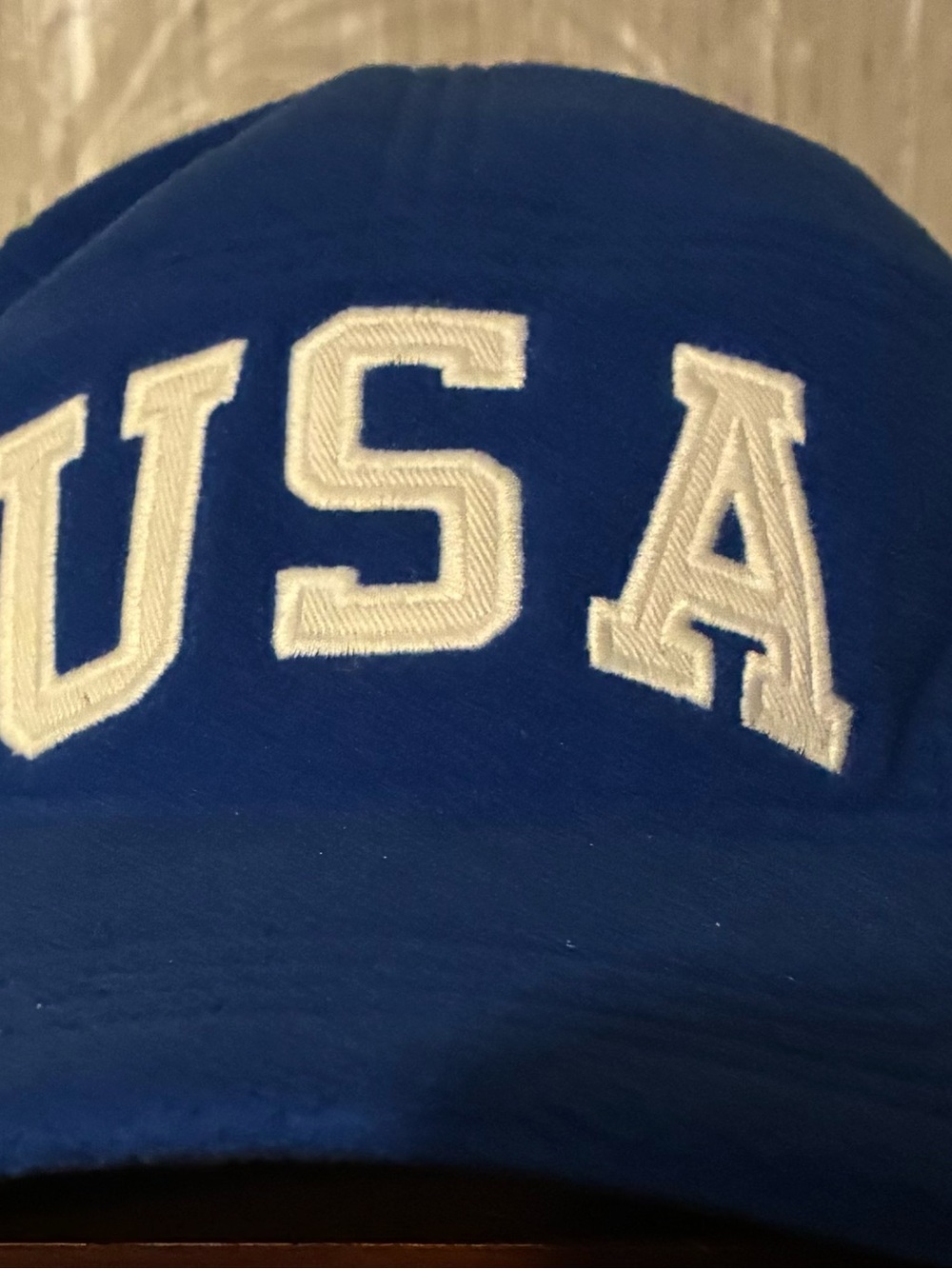 Polo by Ralph Lauren Royal Blue Cap with White USA Embroidery